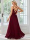 Wholesale Bridesmaid Dresses Lace V Back Chiffon