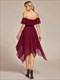 Bridesmaid Dresses Off Shoulder Asymmetrical Hem Wholesale Chiffon