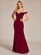 Sequin Detail Wholesale Abendkleid Off Shoulder Mermaid