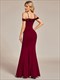 Sequin Detail Wholesale Abendkleid Off Shoulder Mermaid