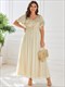 Plus Short Ruffles Sleeves V Neck Wholesale Mother Of The Bride Dresses