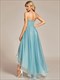Appliques Wholesale Prom Kleid High Low Mesh