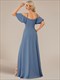 Evening Dresses Off Shoulder Floor Length A Line Sleeveless Wholesale Knitted