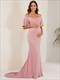 Pleated Wholesale Maternity Dress Off Shoulder Mermaid