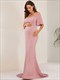 Pleated Wholesale Maternity Dress Off Shoulder Mermaid