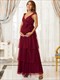 Ärmelloses mehrlagiges Großhandel Kleid für schwangere Frauen