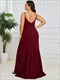 Plus Sleeveless Fishtail Deep V Neck Wholesale Evening Dresses