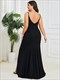 Plus Sleeveless Fishtail Deep V Neck Wholesale Evening Dresses