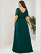 Short Sleeves Round Neck A Line Wholesale Mother Of The Bride Dresses