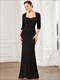 Long Sleeves Fishtail Sweetheart Neck Wholesale Evening Dresses