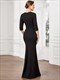 Long Sleeves Fishtail Sweetheart Neck Wholesale Evening Dresses