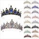 Barocke Braut Diamant Haarreif bunter Juwel Kristall Hochzeit Halloween Tanz Krone