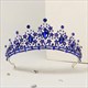 Barocke Braut Diamant Haarreif bunter Juwel Kristall Hochzeit Halloween Tanz Krone