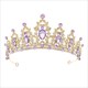 Barocke Braut Diamant Haarreif bunter Juwel Kristall Hochzeit Halloween Tanz Krone