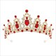 Barocke Braut Diamant Haarreif bunter Juwel Kristall Hochzeit Halloween Tanz Krone