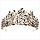 Baroque Wedding Tiaras And Royal Crowns Zircon Bridal Hair Jewelry Headpieces Cosplay Princess Queen Halloween Green Crown
