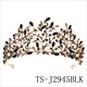 Baroque Wedding Tiaras And Royal Crowns Zircon Bridal Hair Jewelry Headpieces Cosplay Princess Queen Halloween Green Crown
