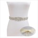 Elegant Crystal Rhinestone Pearl Waist Belt Wedding Bridal Accessory