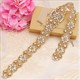 Elegant Crystal Rhinestone Pearl Waist Belt Wedding Bridal Accessory