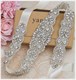 Elegant Crystal Rhinestone Pearl Waist Belt Wedding Bridal Accessory