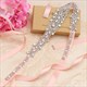 Luxury Vintage Women Wedding Dress Belt High Quality Rhinestone Applique Trims Bridal Belt