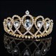 Crystal Crown Bride Headpiece Baroque Tiara Rhinestone Hair Accessories