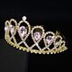 Crystal Crown Bride Headpiece Baroque Tiara Rhinestone Hair Accessories