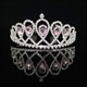 Crystal Crown Bride Headpiece Baroque Tiara Rhinestone Hair Accessories