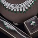 Cz Crystal 4Pcs Braut Zirkonia Luxus Hochzeit Schmuck Set