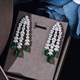 Elegant Shape Bridal Cz Necklace Earrings Bracelet Ring Set