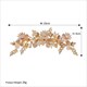 Handmade Rhinestone Pearl Braut Haar Clip
