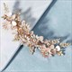 Handmade Rhinestone Pearl Braut Haar Clip