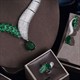 Jewelry Set For Women Bridal Party Wedding Accessories With Cubic Zirconia Luxury Big 4 Pcs Saudi Arabic Dubai