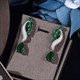 Jewelry Set For Women Bridal Party Wedding Accessories With Cubic Zirconia Luxury Big 4 Pcs Saudi Arabic Dubai