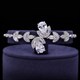Jewelry Set For Women Bridal Party Wedding Accessories With Cubic Zirconia Luxury Big 4 Pcs Saudi Arabic Dubai