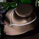 Bridal Wedding Dubai Jewelry Sets High Quality American Diamond Crystal