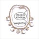 Metall Glied Choker Halskette Mit Mond Und Sonne Anhänger Anhänger