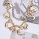 Metall Glied Choker Halskette Mit Mond Und Sonne Anhänger Anhänger