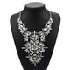 Strass Quaste Statement Großer Kragen Halskette Große Bib Chunky Charm Halskette Schmuck Ab Kristall Boho Ethnische Vintage Frauen