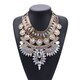 Strass Quaste Statement Großer Kragen Halskette Große Bib Chunky Charm Halskette Schmuck Ab Kristall Boho Ethnische Vintage Frauen