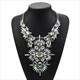 Strass Quaste Statement Großer Kragen Halskette Große Bib Chunky Charm Halskette Schmuck Ab Kristall Boho Ethnische Vintage Frauen