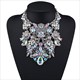 Strass Quaste Statement Großer Kragen Halskette Große Bib Chunky Charm Halskette Schmuck Ab Kristall Boho Ethnische Vintage Frauen