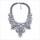 Statement Chunky Kragen Halskette Mit Buntem Austrian Kristall