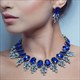 Sparkling Crystal Necklace Earrings Jewelry Sets For Bridal Wedding