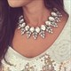 Sparkling Crystal Necklace Earrings Jewelry Sets For Bridal Wedding