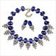 Sparkling Crystal Necklace Earrings Jewelry Sets For Bridal Wedding
