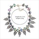 Sparkling Crystal Necklace Earrings Jewelry Sets For Bridal Wedding