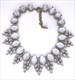 Sparkling Crystal Necklace Earrings Jewelry Sets For Bridal Wedding