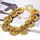 Gold-Color Gold Color Metal Hoops Necklace Fine Accessories For Women Fashion Trend Exaggerated Necklaces New Arrival Statement Luxury