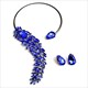 Colorful Rhinestone Choker Necklace Crystal Fashion Jewelry For Women